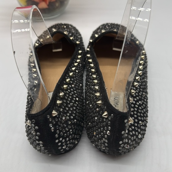 Steve Madden Graanite Studded Black Loafers Size 8 BLO7054A - Picture 3 of 7